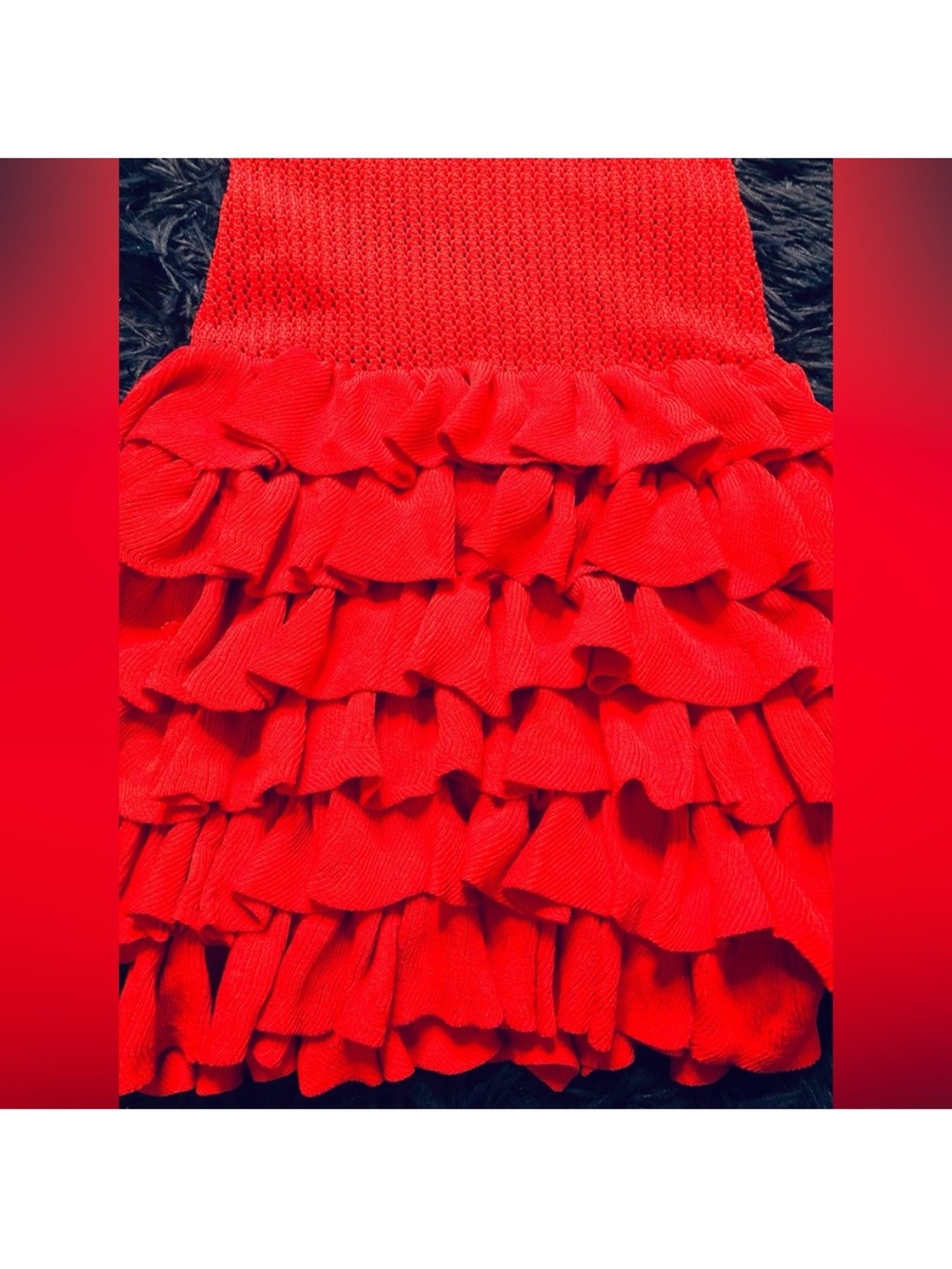 Hera Collection Crochet Ruffle Dress - Picture 10 of 14